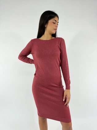 Abito lurex viscosa m/lunga