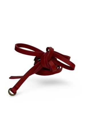 Cintura pelle doppio giro