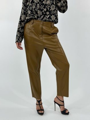 Pantalone ecopelle cavallo sceso