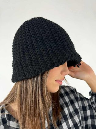 Cappello in punto riso