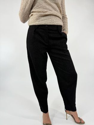 Pantalone con pinces 100%lana