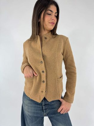 Giacca coreana bottone oro