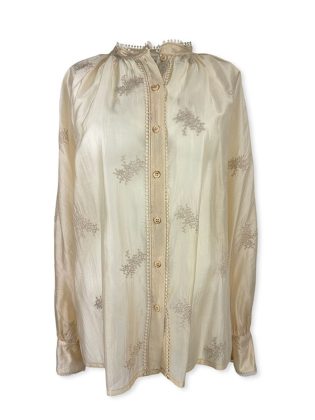 Blusa elegante con ricami