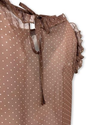 Blusa senza maniche frappe