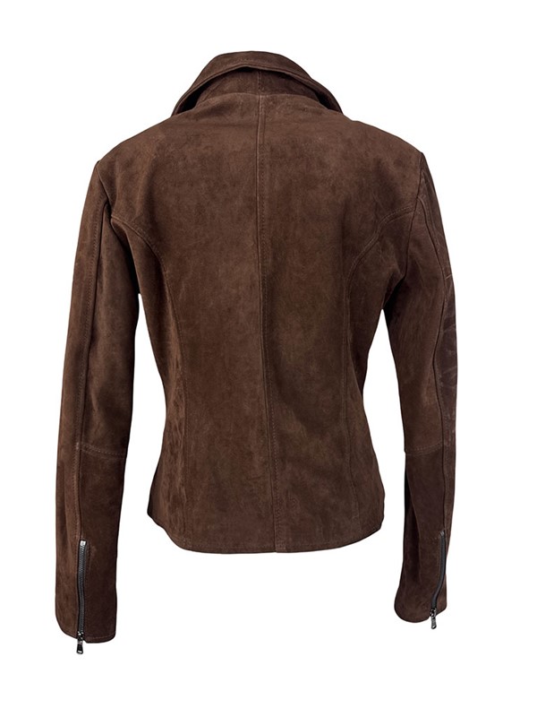 chiodo-scamosciato-con-zip-marrone