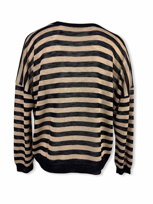 maglia-over-misto-viscosa-a-righe-scura