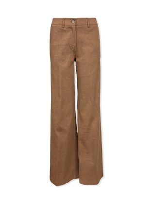 Pantalone misto lino elasticizzato