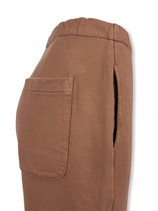 Pantalone palazzo tasche a toppa