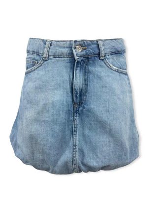 Minigonna jeans balloon