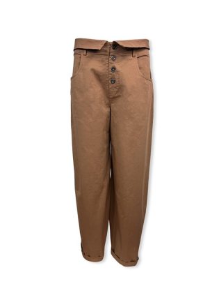 Pantalone a vita alta bottoni