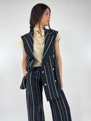 Pantalone chino a gamba larga