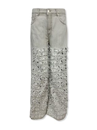 Jeans laserato invecchiato