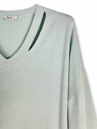 Maglia cut-out scollo