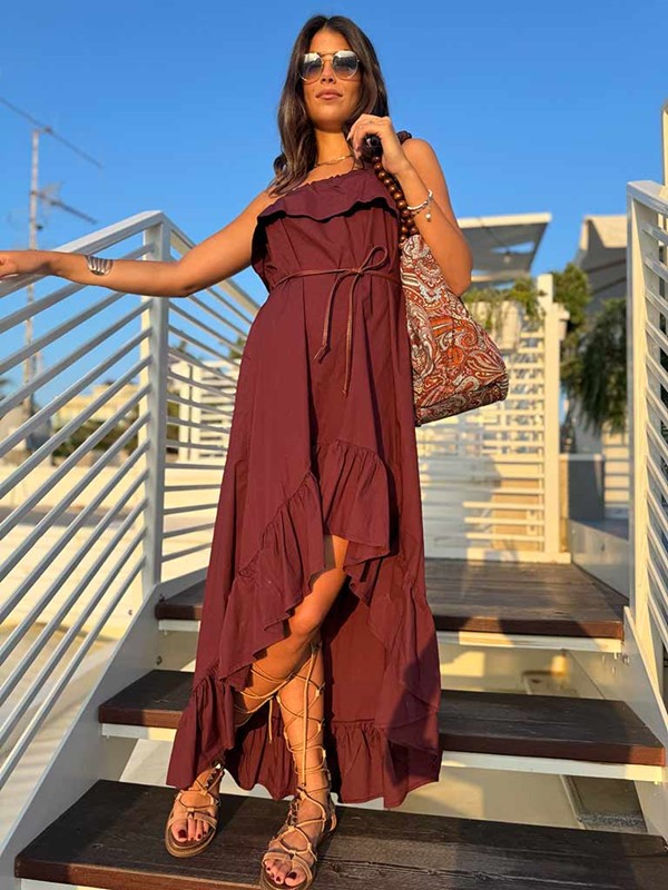 abito-a-fascia-con-volant-e-cintura-lungo