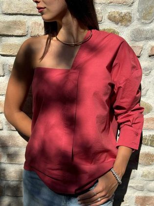 Camicia monospalla tropic