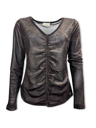 Maglia in tulle di ciniglia