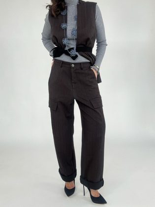 Pantalone cargo elegante