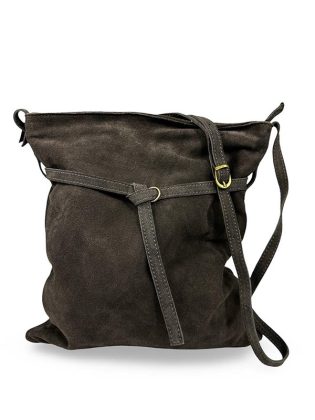 Sacca in suede con laccio