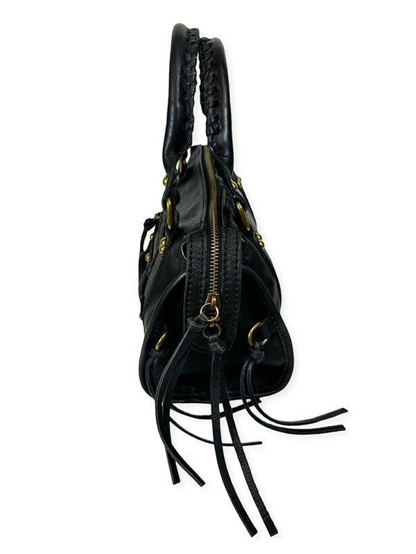 Borsa a mano borchie vera pelle - immagine 5