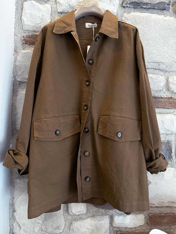 Giacca over con tasche - immagine 3