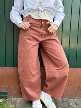 Pantalone workwear a gamba larga
