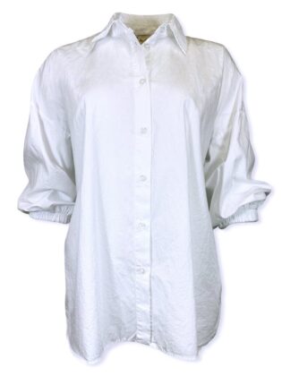 Camicia manica corta a palloncino - UNICA, BIANCO