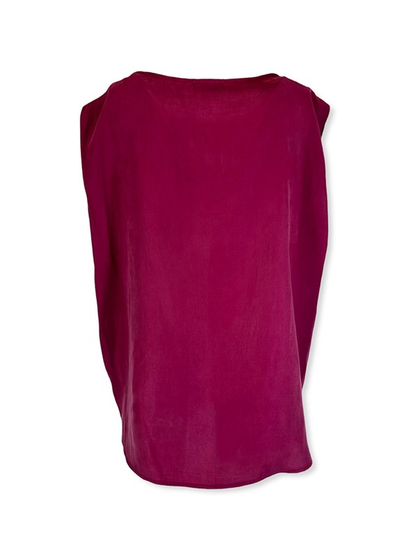 Blusa morbida in modal con elastico - immagine 3