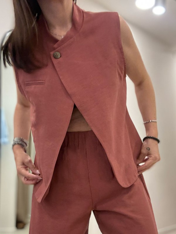 Gilet asimmetrico - immagine 5