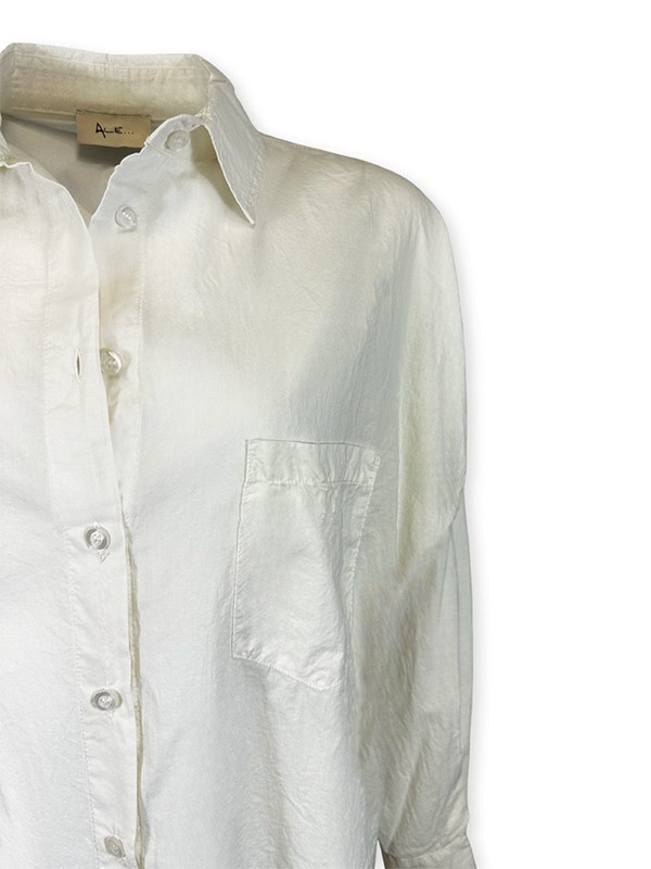 Camicia in mussola con taschino - immagine 6