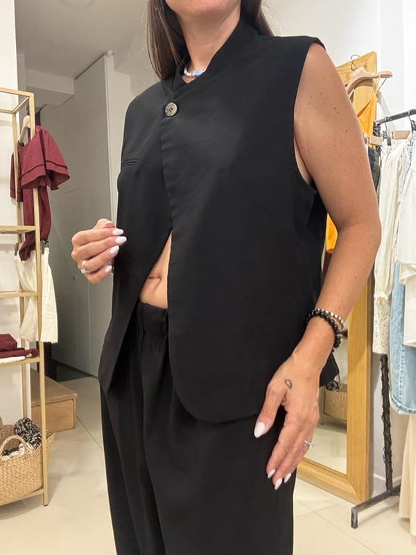 Gilet asimmetrico - immagine 6
