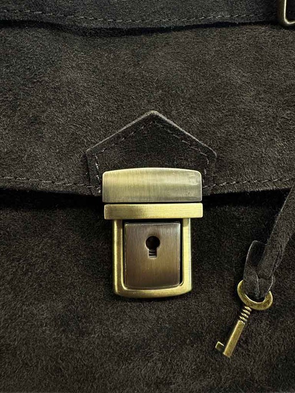 Borsa postina in suede - immagine 5