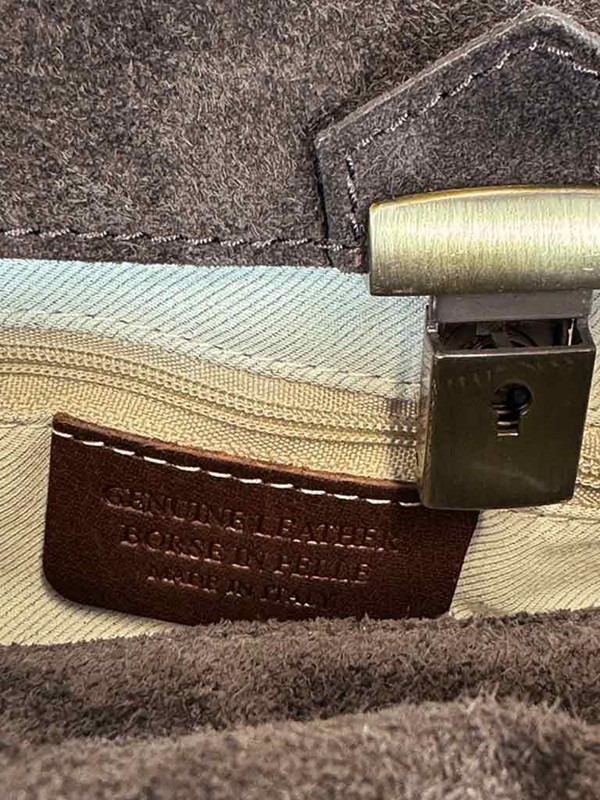 Borsa postina in suede - immagine 4