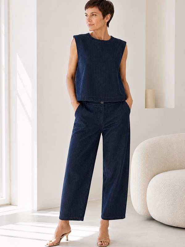 Smanicata a scatola denim - immagine 6