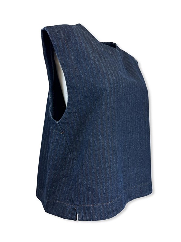 Smanicata a scatola denim - immagine 3