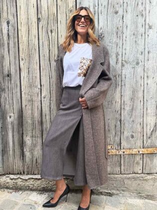 Cappotto maxi revere con cintura