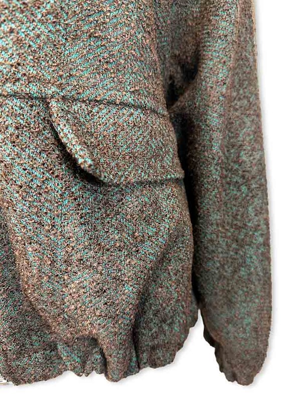 Bomber donna spinato con zip - immagine 2
