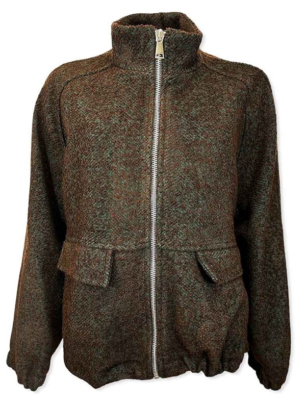 Bomber donna spinato con zip - immagine 3