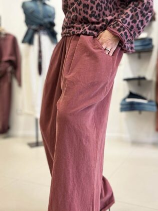 Pantalone ampio velluto a costine