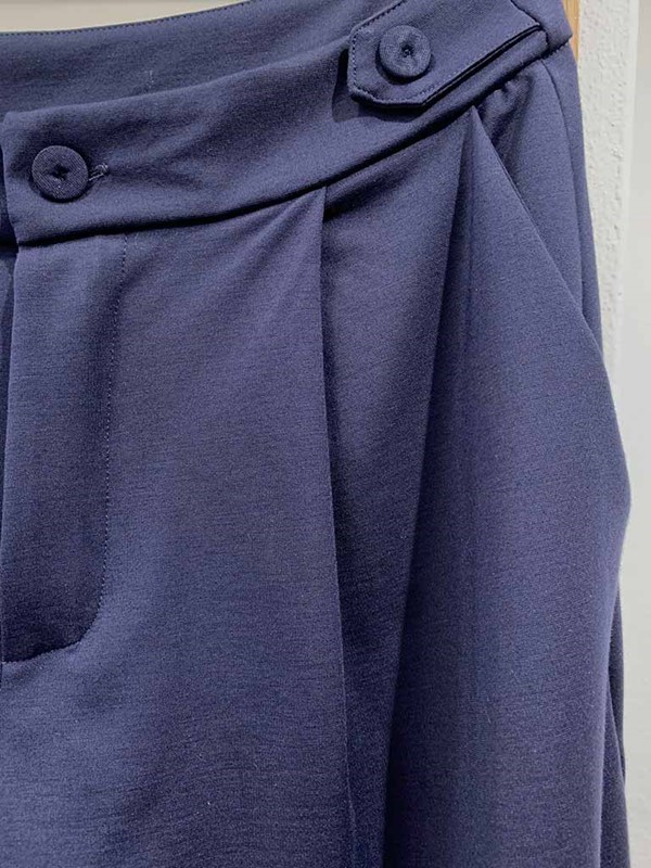 Pantalone barrel punto milano - immagine 5