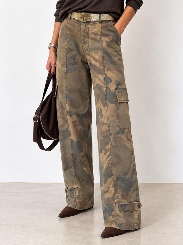 Pantalone cargo mimetico - immagine 3