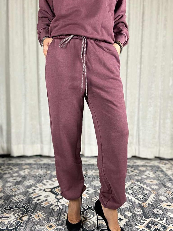 Pantalone jogging stone wash - immagine 2