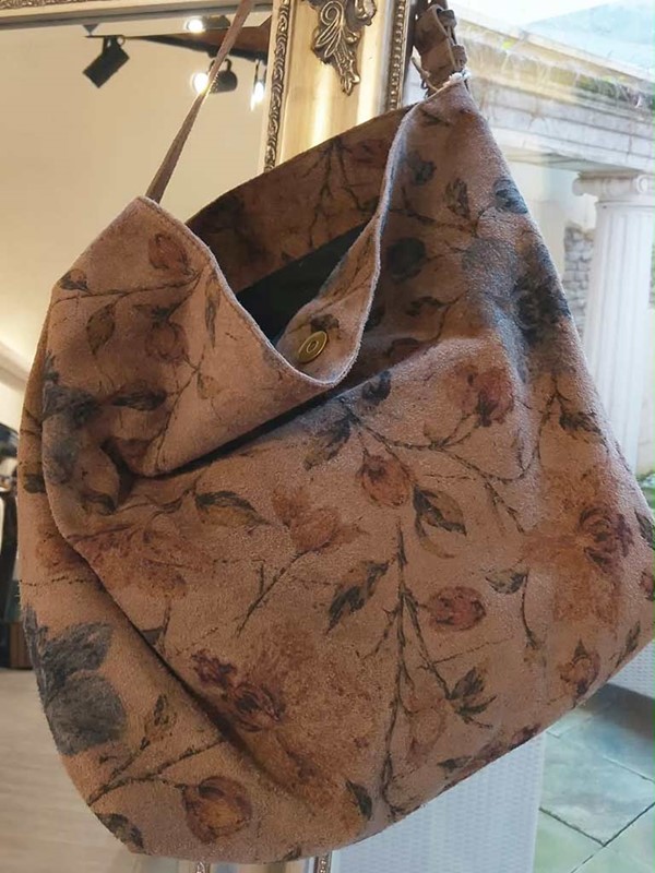 Shopper in vera pelle stampata - immagine 2